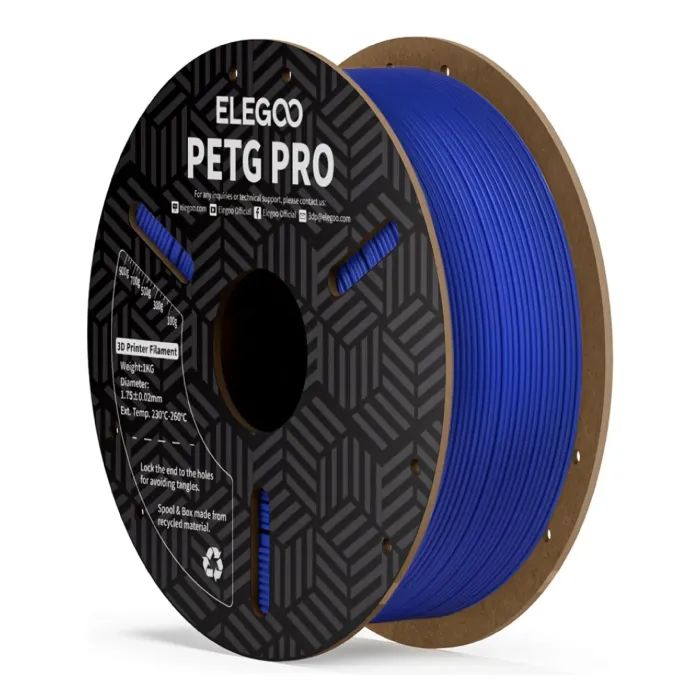 Пластик для 3D-принтера ELEGOO PETG PRO 1кг, 1.75мм, blue Фото