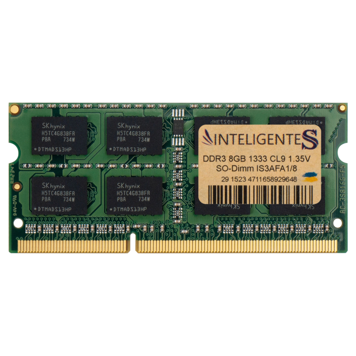 Модульпам'ятідляноутбукаSoDIMMDDR3L8GB1333MHzINTELIGENTES(IS3AFA1/8)