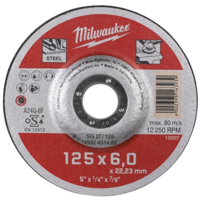 Круг отрезной Milwaukee по металлу, SCS 41/125х6, 125мм Фото
