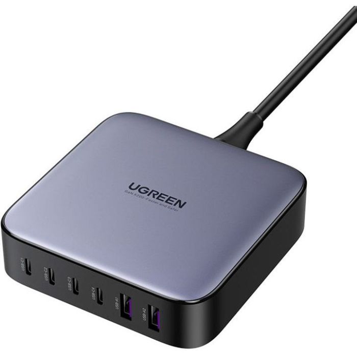Зарядное устройство Ugreen 6xUSB 200W (4хUSB-C+2xUSB-A) Gan CD271 Фото