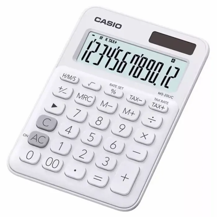 Калькулятор Casio MS-20UC-WE-W-EC, белый Фото