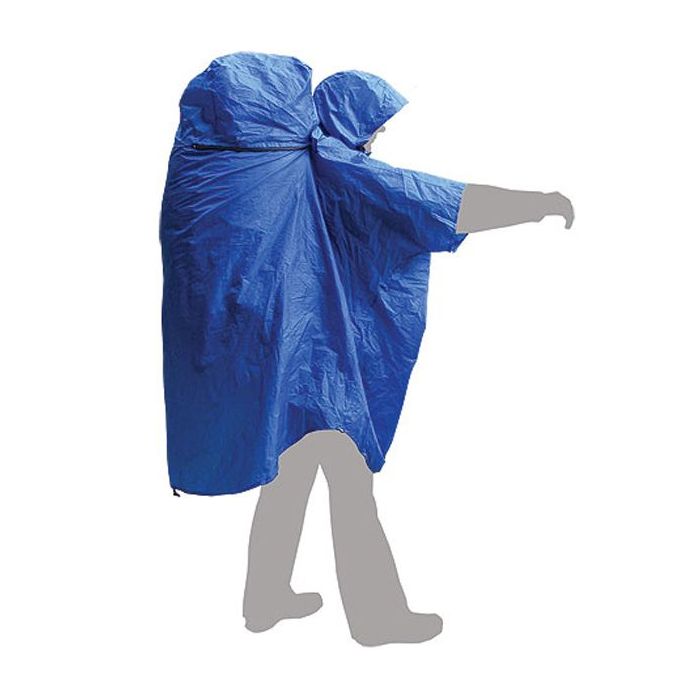 Дождевик Terra Incognita PonchoBag S/M blue Фото