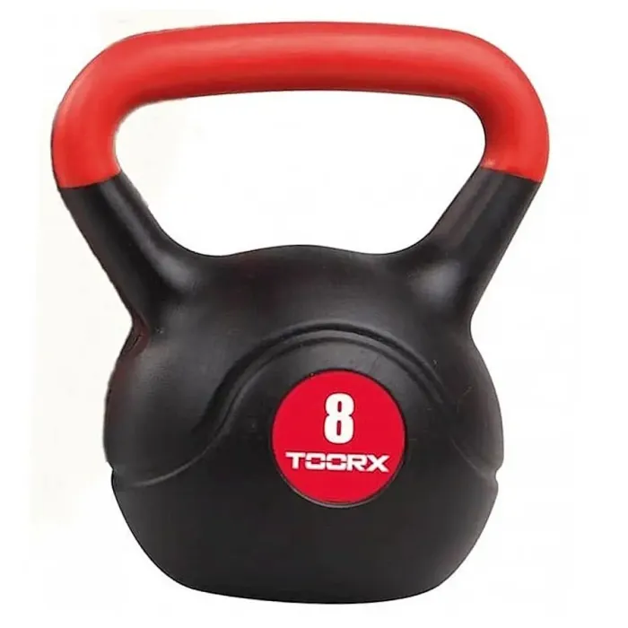 Гиря Toorx PVC 8 кг Black/Orange (KRP-8) Фото