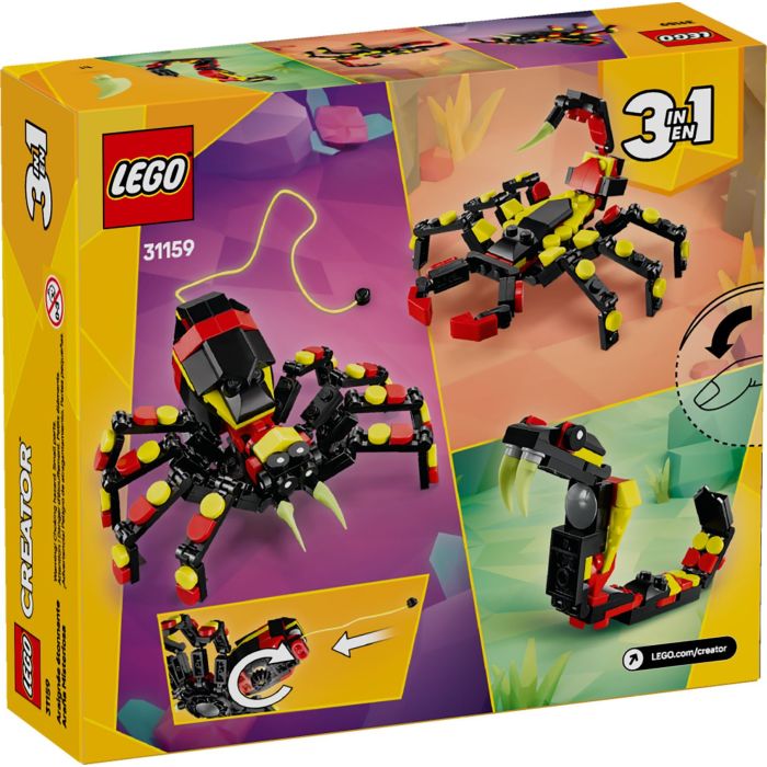 Конструктор LEGO Creator Дикі тварини Дивовижний павук Фото 10