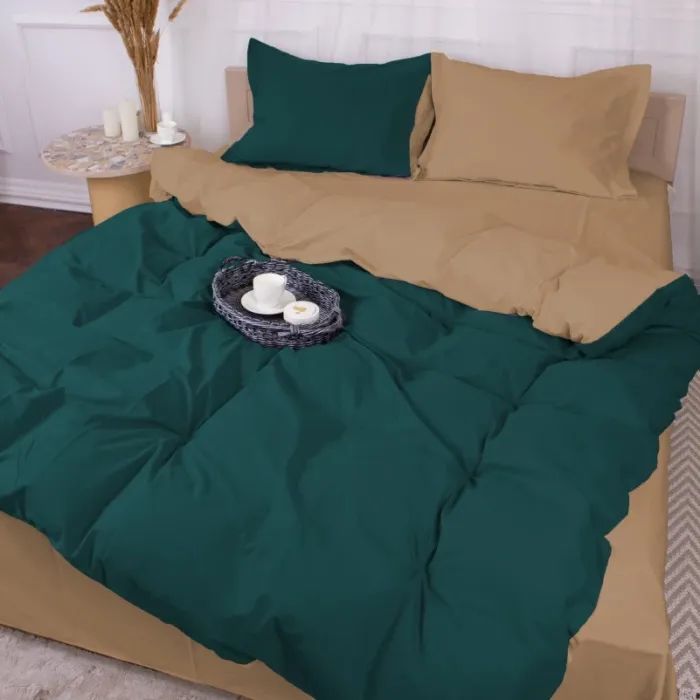 Постельное белье MirSon Poplin Line 015 + 091 Hanna 110x140 Фото