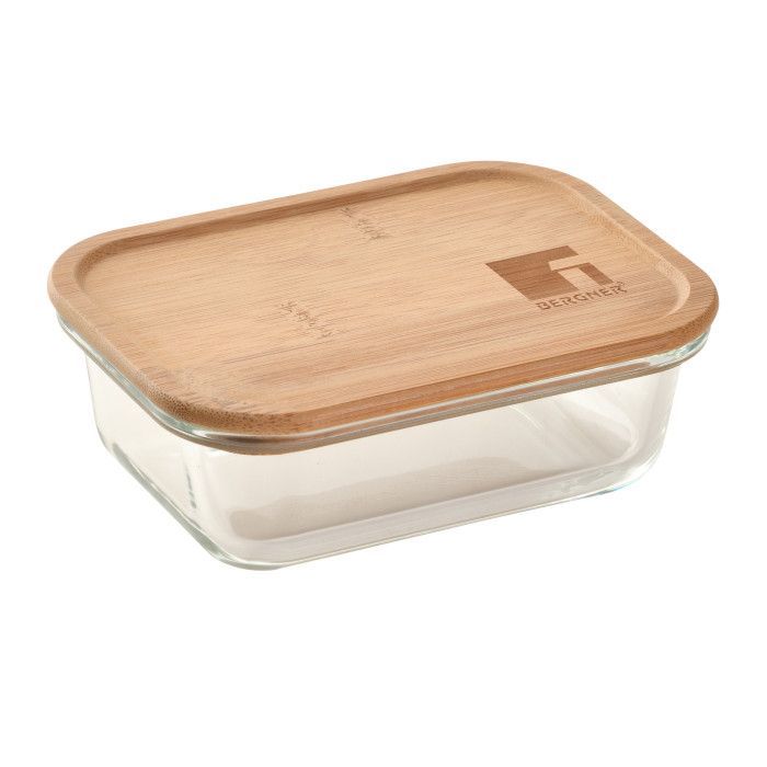 Пищевой контейнер Bergner Greener, прямокутний 370 мл Фото