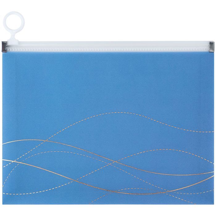 Папка на молнии Axent zip-lock А5 Waves-2 Фото