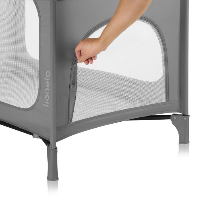 Детский манеж Lionelo JASMIN EASY FOLD GREY STONE Фото 8