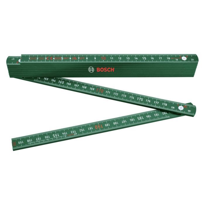 Линейка строительная Bosch складна пластик, 2000мм Фото