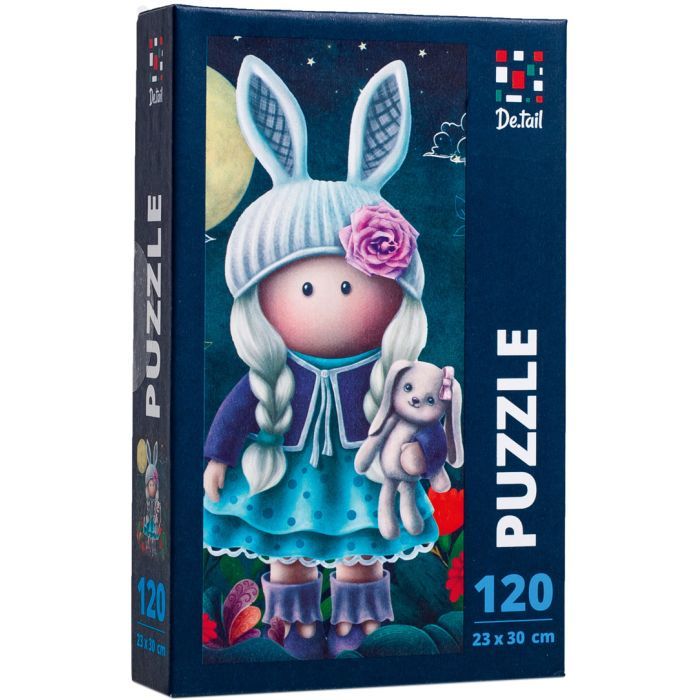 Пазл De.tail Кукла-зайчик 120 элементов Фото
