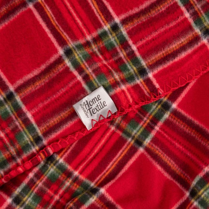 Плед ARDESTO Christmas Fleece 130x160см, 100% полиэстер, клетка Фото 10