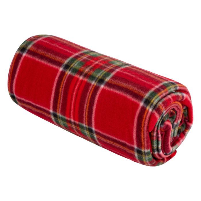 Плед ARDESTO Christmas Fleece 130x160см, 100% полиэстер, клетка Фото 7