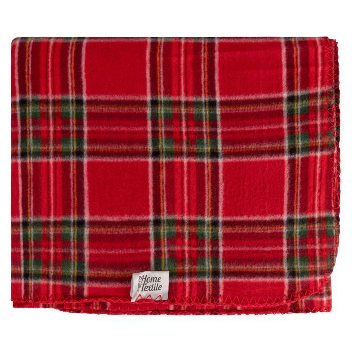 Плед ARDESTO Christmas Fleece 130x160см, 100% полиэстер, клетка Фото 8