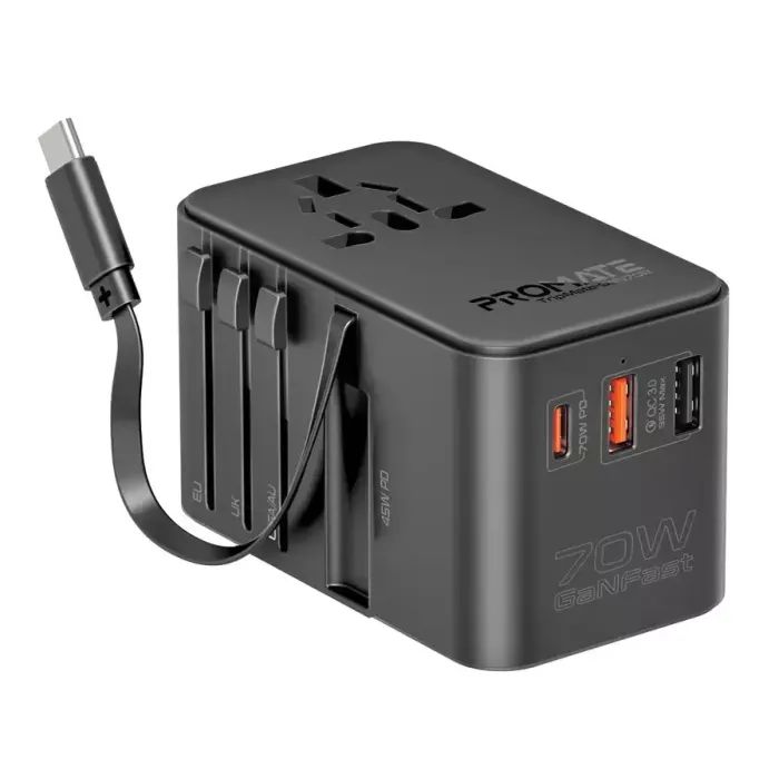 Зарядное устройство Promate tripmate-gan70r Фото
