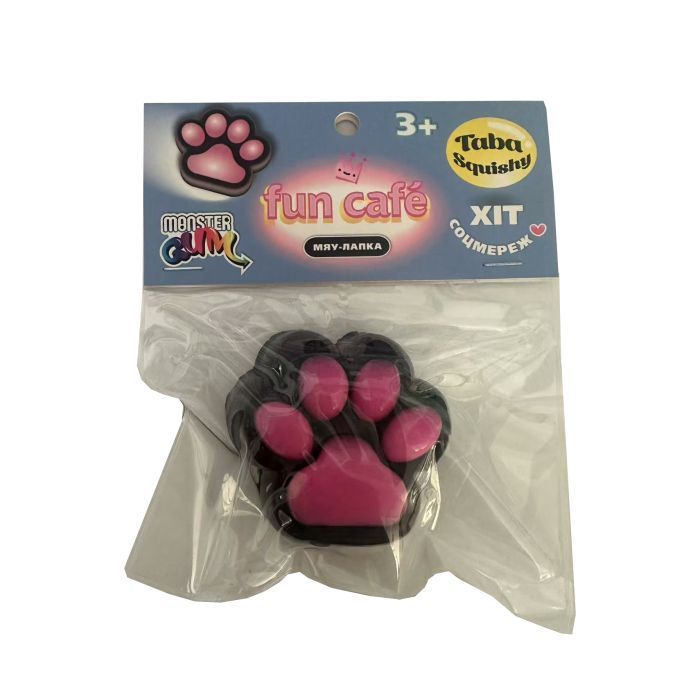 Антистресс Monster Gum Fun Cafe Taba - Мяу-лапка в ассортименте Фото