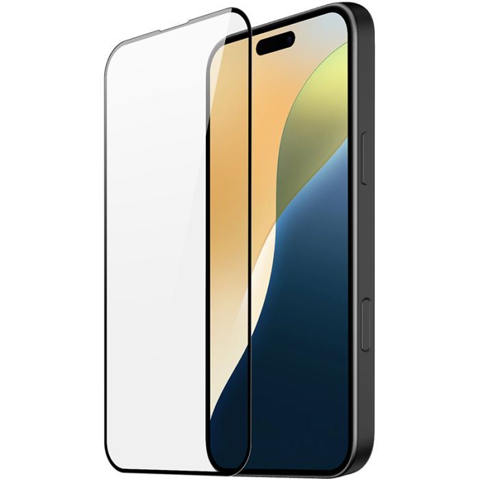 Стекло защитное PowerPlant Full screen APPLE iPhone 16 Plus Фото