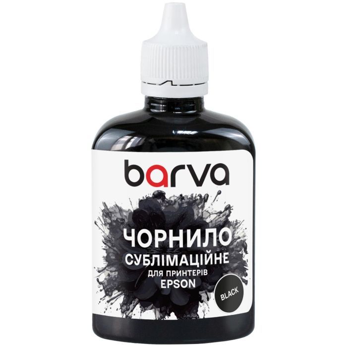Чернила Barva Epson sublimation 100 мл, Black Фото