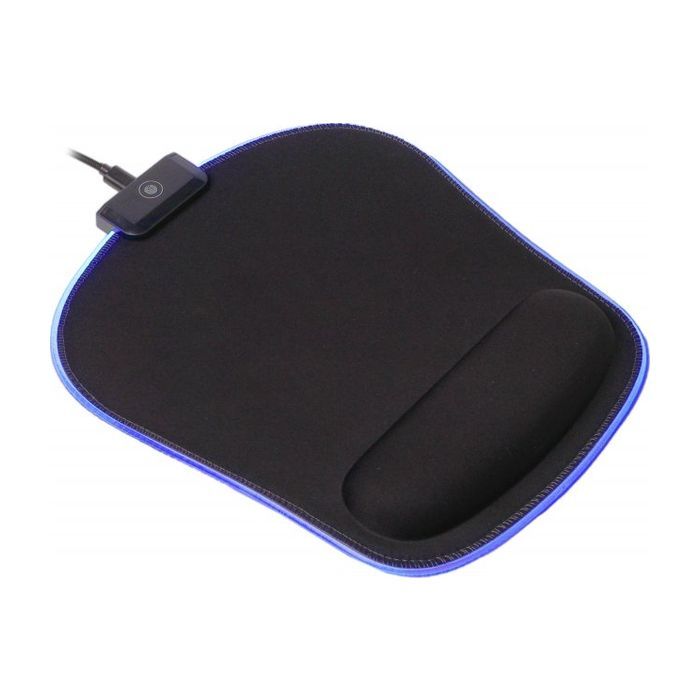 Коврик для мышки Maxxter MMP-LEDPAD-BK RGB Black Фото