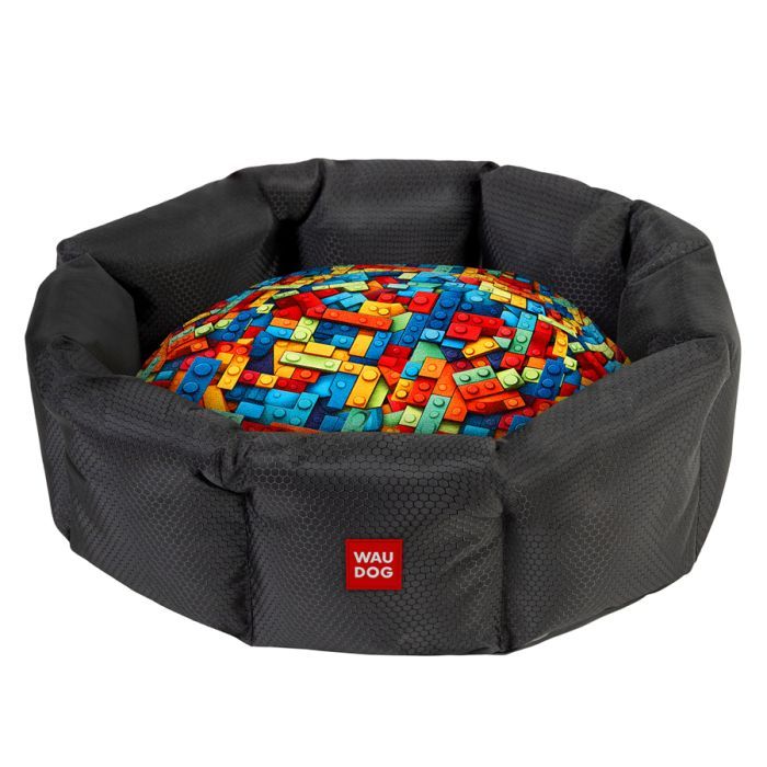 Лежак для животных WAUDOG Relax "Блоки" S Фото