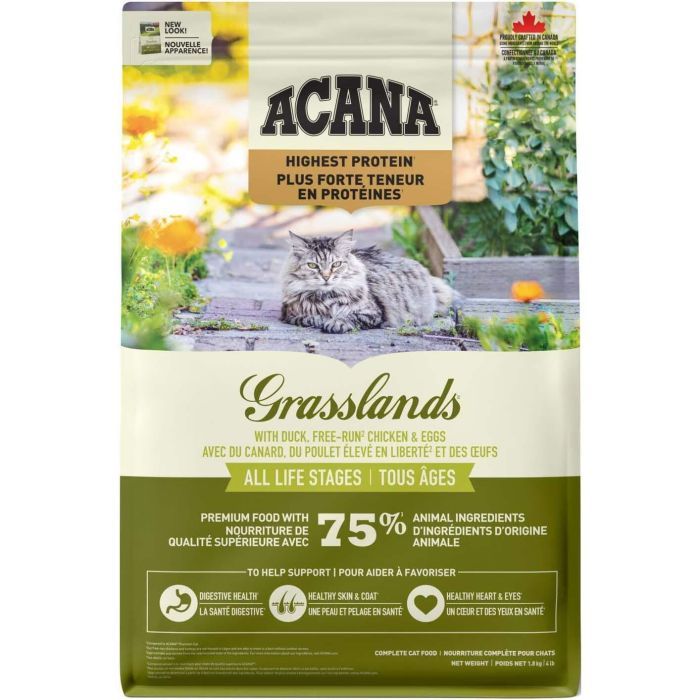 Сухой корм для кошек ACANA Grasslands 1.8 кг Фото