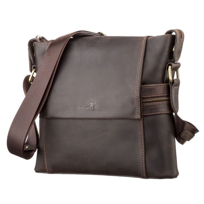 Сумка Shvigel Кожаная Коричневая Фото