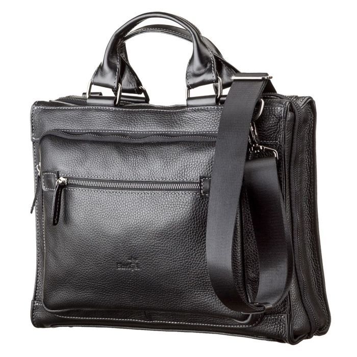 Сумка Shvigel Кожаная Черная Фото