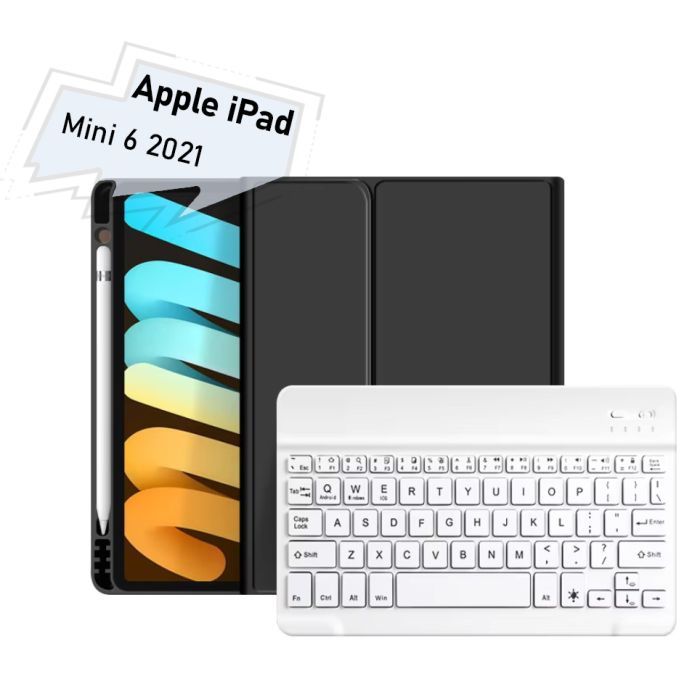 Чехол для планшета BeCover with keyboard Apple iPad Mini 6 2021 Black Фото