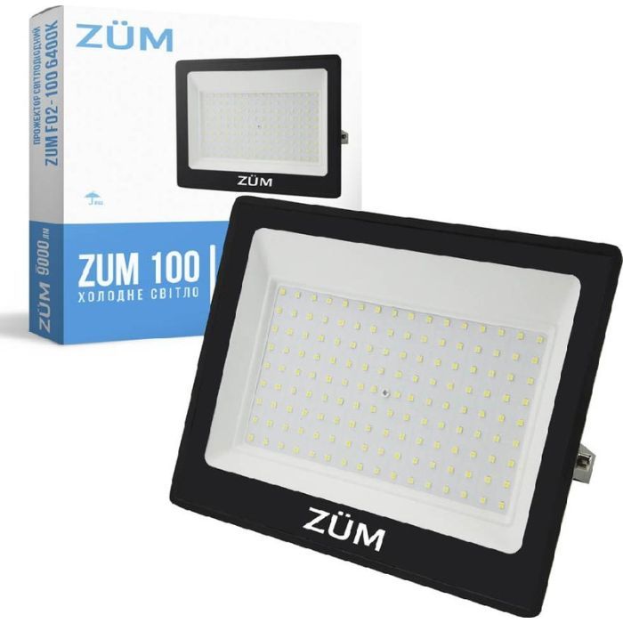 Прожектор Євросвітло ZUM F02-100 6400K Фото