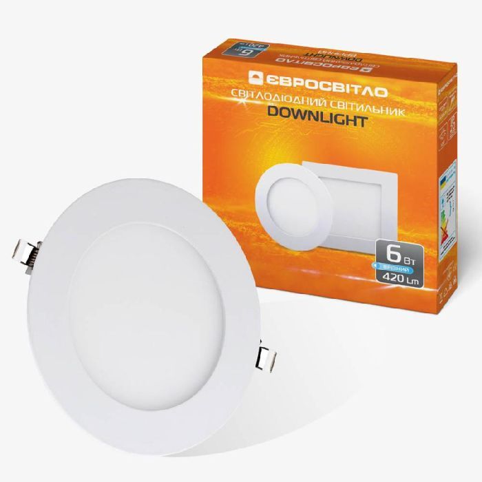 Светильник точечный Євросвітло LED-R-120-6 4200К Фото