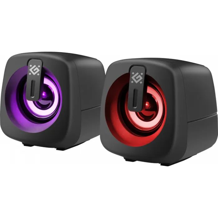 Акустическая система Defender J1 LED USB Black Фото