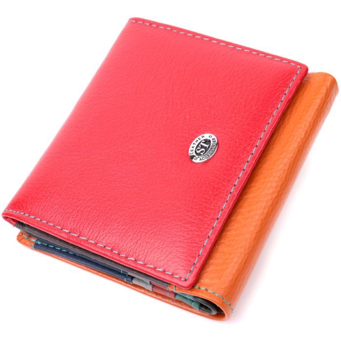 Кошелек ST Leather Из натуральной кожи Разноцветный Фото