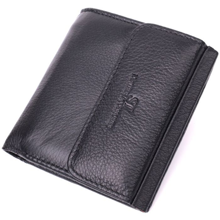 Кошелек ST Leather Из натуральной кожи Черный Фото