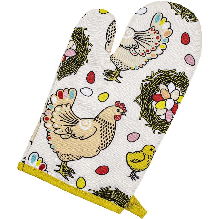 Кухонная прихватка Home Line Рукавиця Курочки 17x28 см Фото