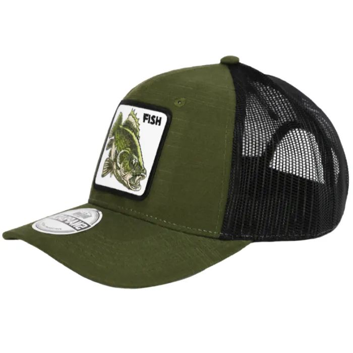 Кепка coFEE Five Panels Snap Fish армійська Фото