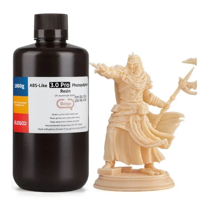 Фотополимерная смола ELEGOO Resin, ABS-like 3.0 1кг, beige Фото