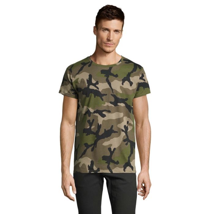 Футболка Sol's Camo men камо S Фото