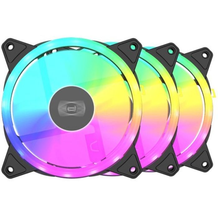 Кулер для корпуса PcCooler F3 T120 ARGB BK 3IN1 Фото