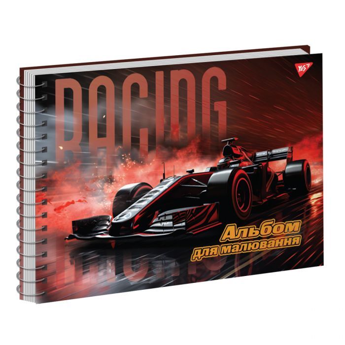 Альбом для рисования Yes А4 40 Спіраль Racing Фото