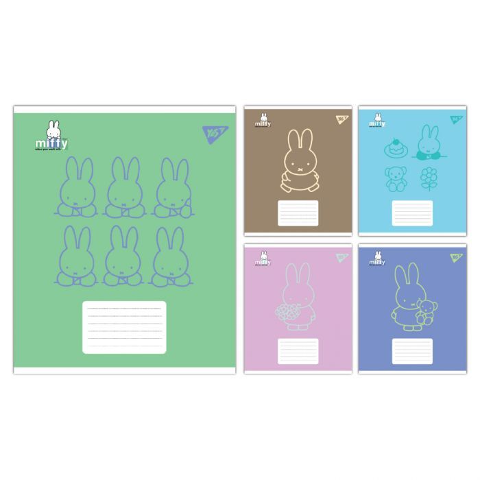 Тетрадь Yes Miffy Bunny А5 24 аркушів клітинка Фото