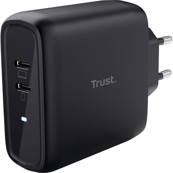 Зарядное устройство Trust Maxo 65W 2xUSB-C PD black Фото