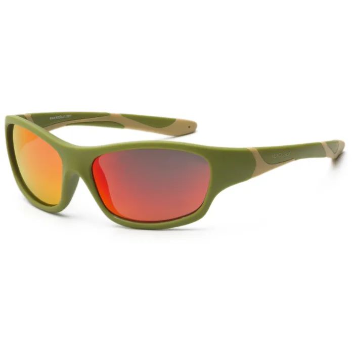 Детские солнцезащитные очки Koolsun Sport, 6-12 років, хакі Фото