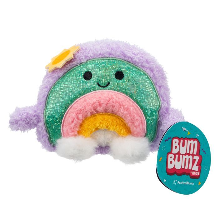 Мягкая игрушка BumBumz FestivalBumz Радуга Рори, 11 см Фото