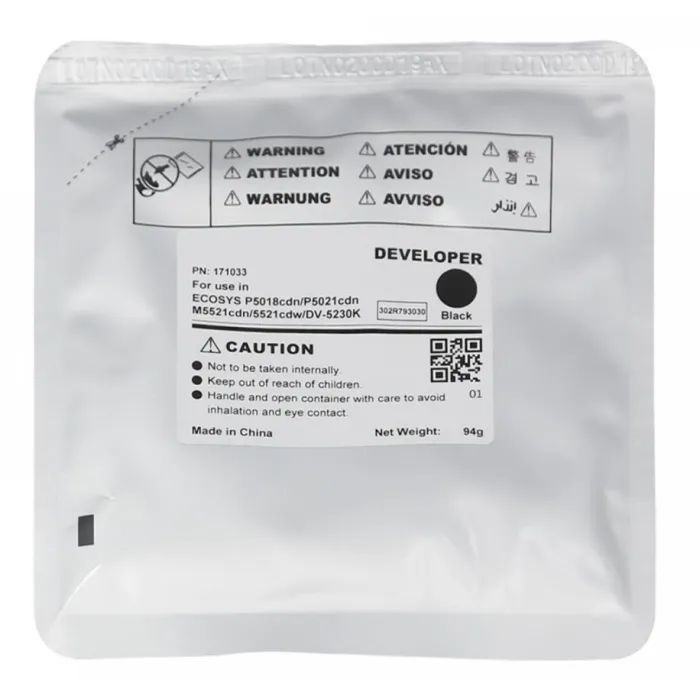 Девелопер CET Kyocera Ecosys P5021, DV-5230K 94г, black, 302R793 Фото