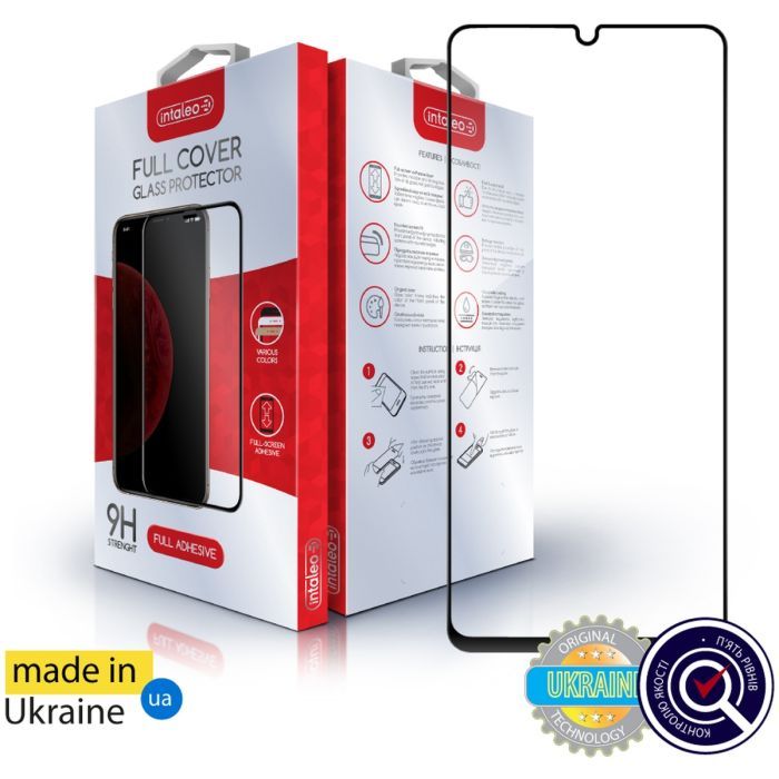 Стекло защитное Intaleo Full Glue Samsung A06 Black Фото