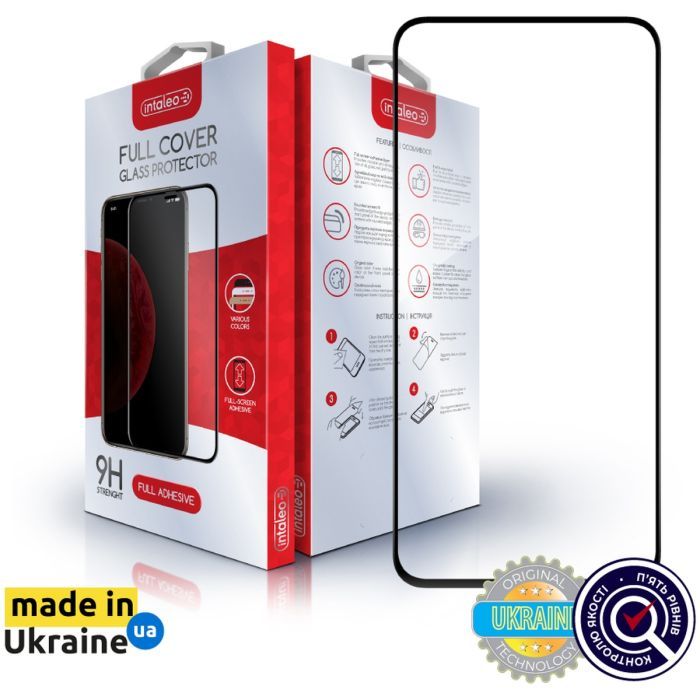 Стекло защитное Intaleo Full Glue Samsung A55 Black Фото