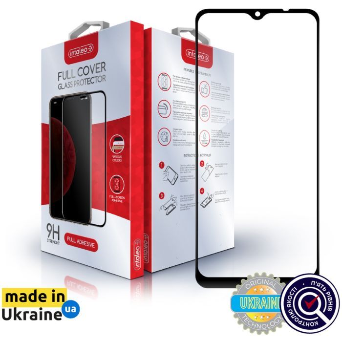Стекло защитное Intaleo Full Glue ZTE Blade A53 Black Фото