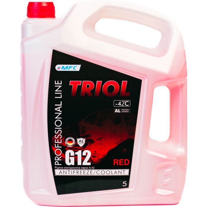 Антифриз МФК TRIOL Professional Red G12 (-42С) 5кг Фото