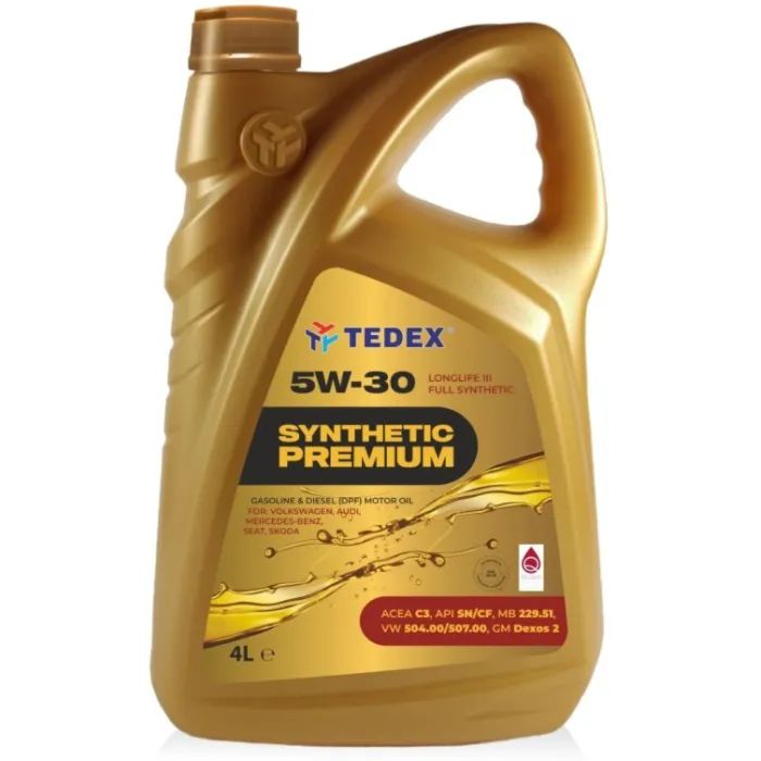 Моторное масло TEDEX SYNTHETIC PREMIUM 4л Фото