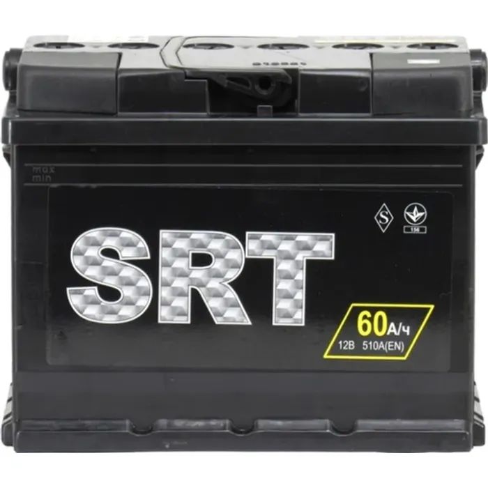 Аккумулятор автомобильный SRT 6СТ-60АЗ (0) (-/+) (L2) 510А 12V Фото