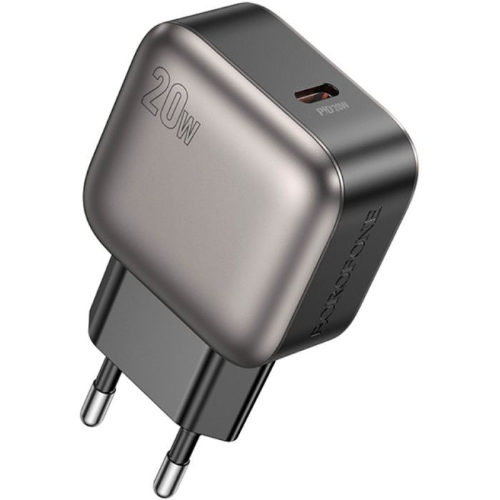 Зарядное устройство BOROFONE BAS53A Absolute USB-C PD20W Black Фото